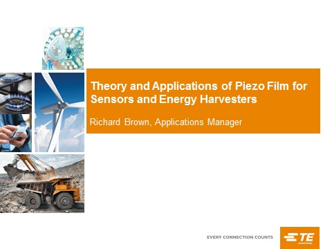 Présentation du webinaire théorie et applications du film piézoélectrique pour capteurs et collecteurs d’énergie